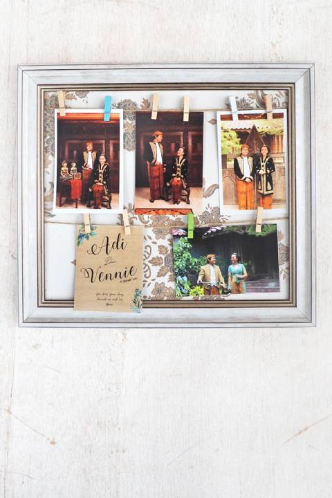 Gold Embroidery Collage Frame 37 X 42 Gift Weddingku Com